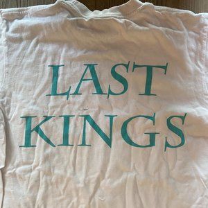 Last Kings White and Green Tshirt. Tyga's brand that's sold out.